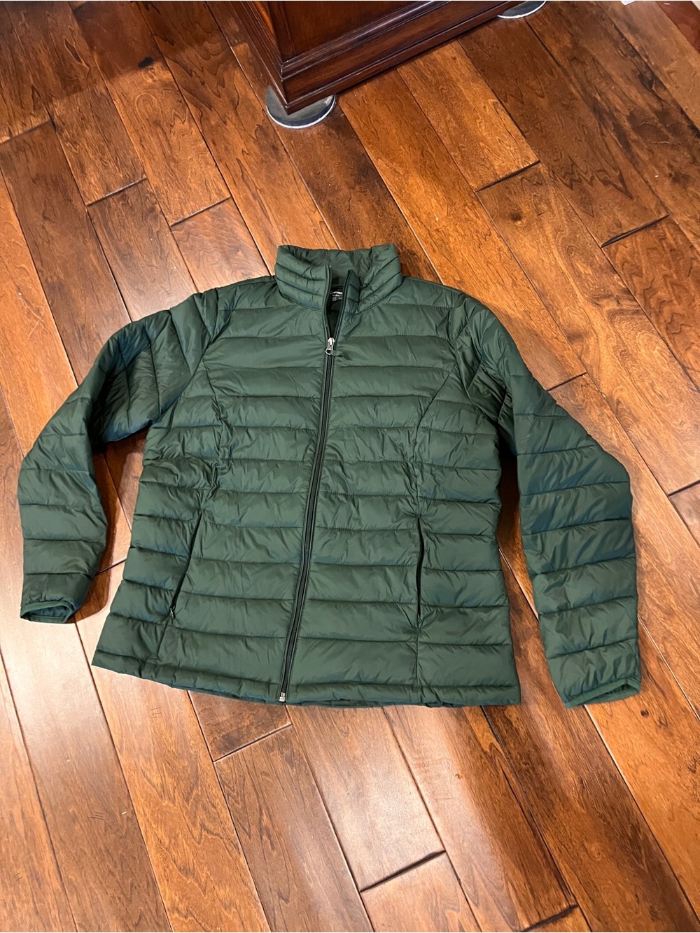 Amazon Essentials Forest Green Quilted Puffer Jacket